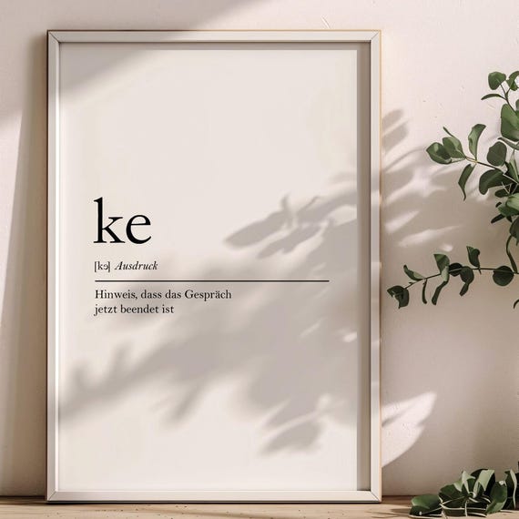 Poster Ke Funny Simple Definition As A Wall Art Print Card Pdf