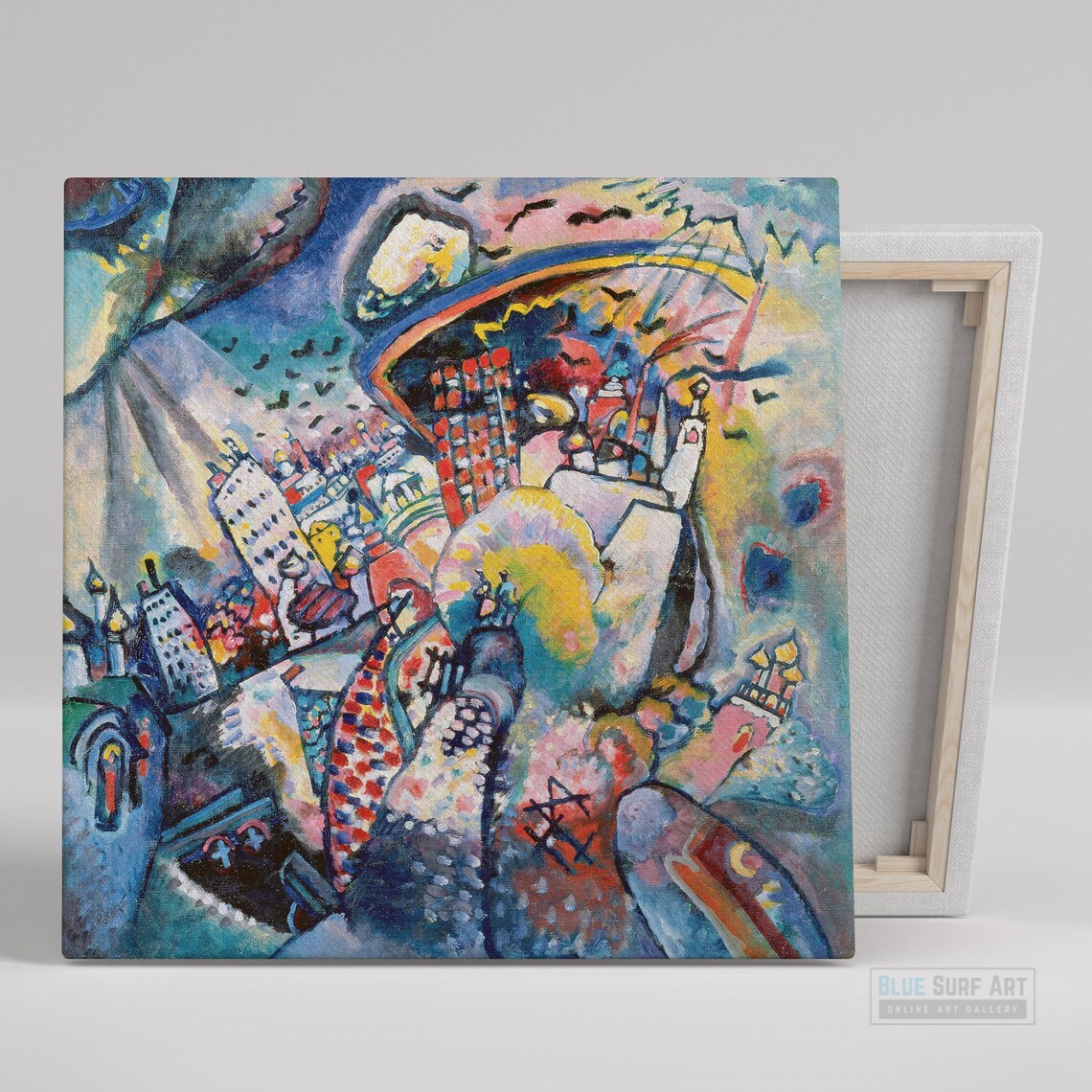 Colourful Abstract Art, Living Room Decor
