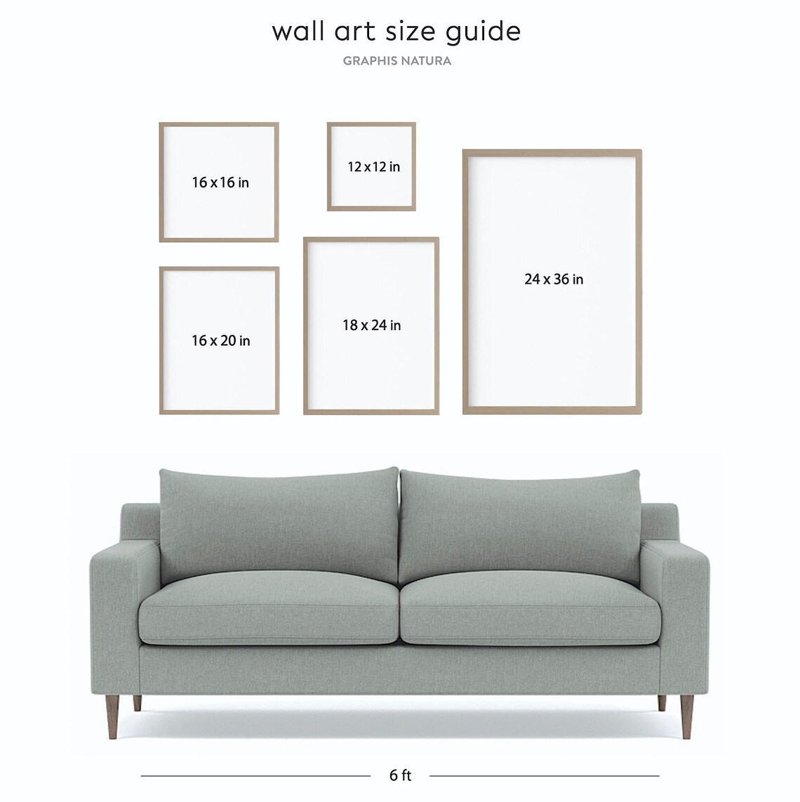 Blue Gray Line Wildflowers Poster Minimalist Botanical Sketch - Image 3