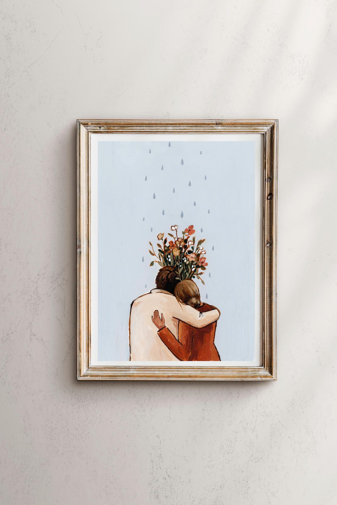 Growing Together Marriage Artwork Self Love Art Self Love Print Mental Health Art Mental Health Print Marriage Painting