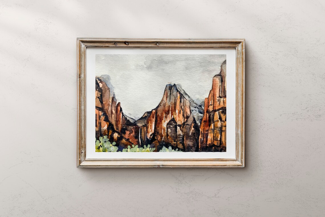 Zion National Park, Southern Utah Landscape Painting