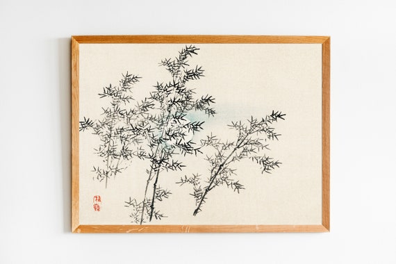 Japanese Wall Art Japanese Art Large Wall Art Minimalist Art Bamboo Art Zen Wall Art Japan Zen Wall Decor Zen Wall Print Zen Print