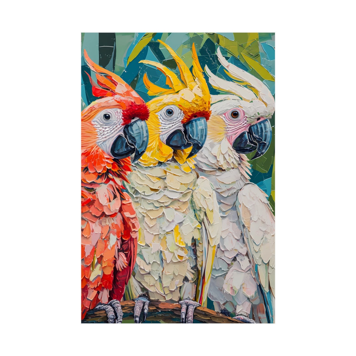 Cockatoo Poster Art Fine Art Of Cockatoos Cockatoo Cockatoo Poster Cockatoo Art Poster Cockatoo Art Costa Rica Poster Parrot Poster