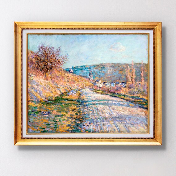 Claude Monet The Road To Vtheuil Fine Art Glice 1879 Sku 0136