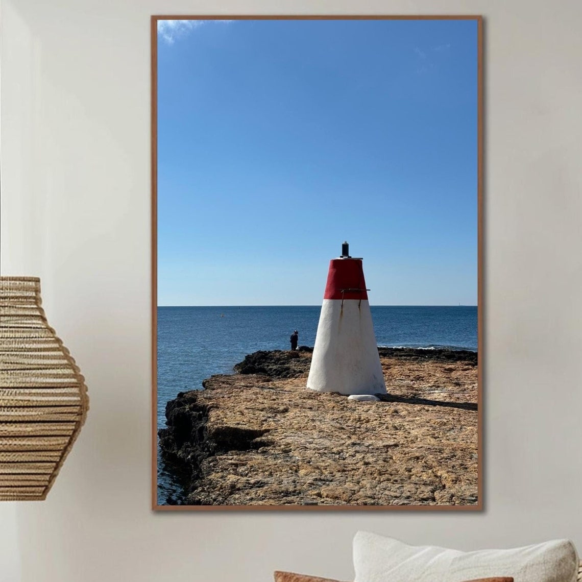 Carry Le Rouet Lighthouse Red Beacon Coastal Photography Poster - Image 3