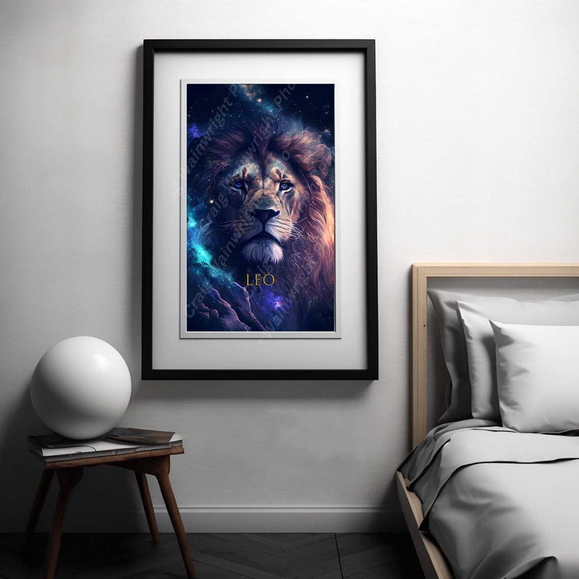 Leo Print Astrology Art Zodiac Wall Decor Horoscope Illustration Constellation Artwork Astrology Gift Star Sign Print - Image 3