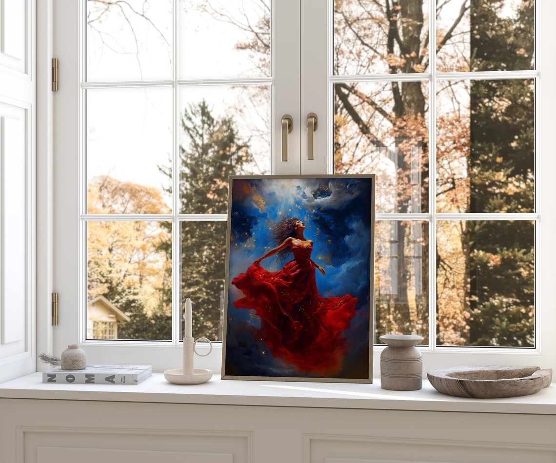 Resurrected Enchantress, Oil Painting Art Print - Image 2