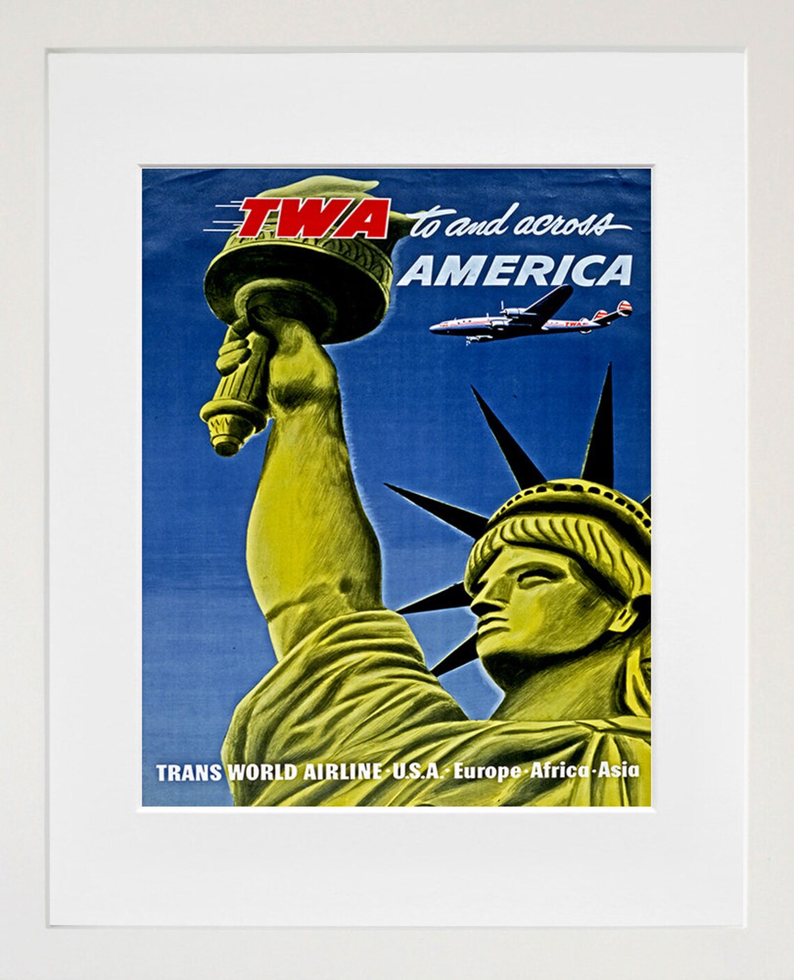 Statue of Liberty Travel Poster, New York - Image 2