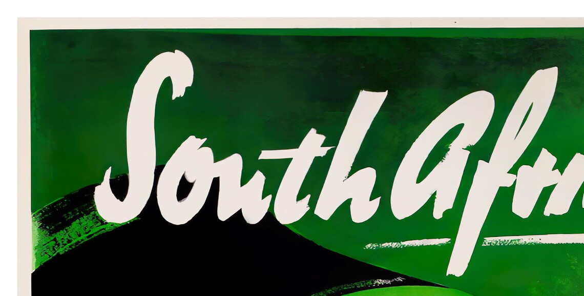 South Africa Zulu Woman Natal Land Of Sunshine Adventure Poster - Image 2