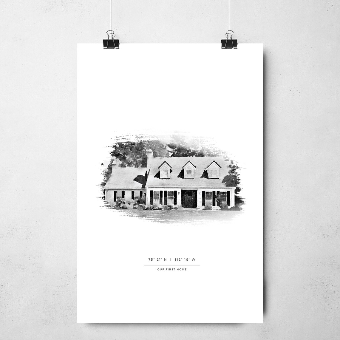 Custom House Portrait - Watercolor - Image 4
