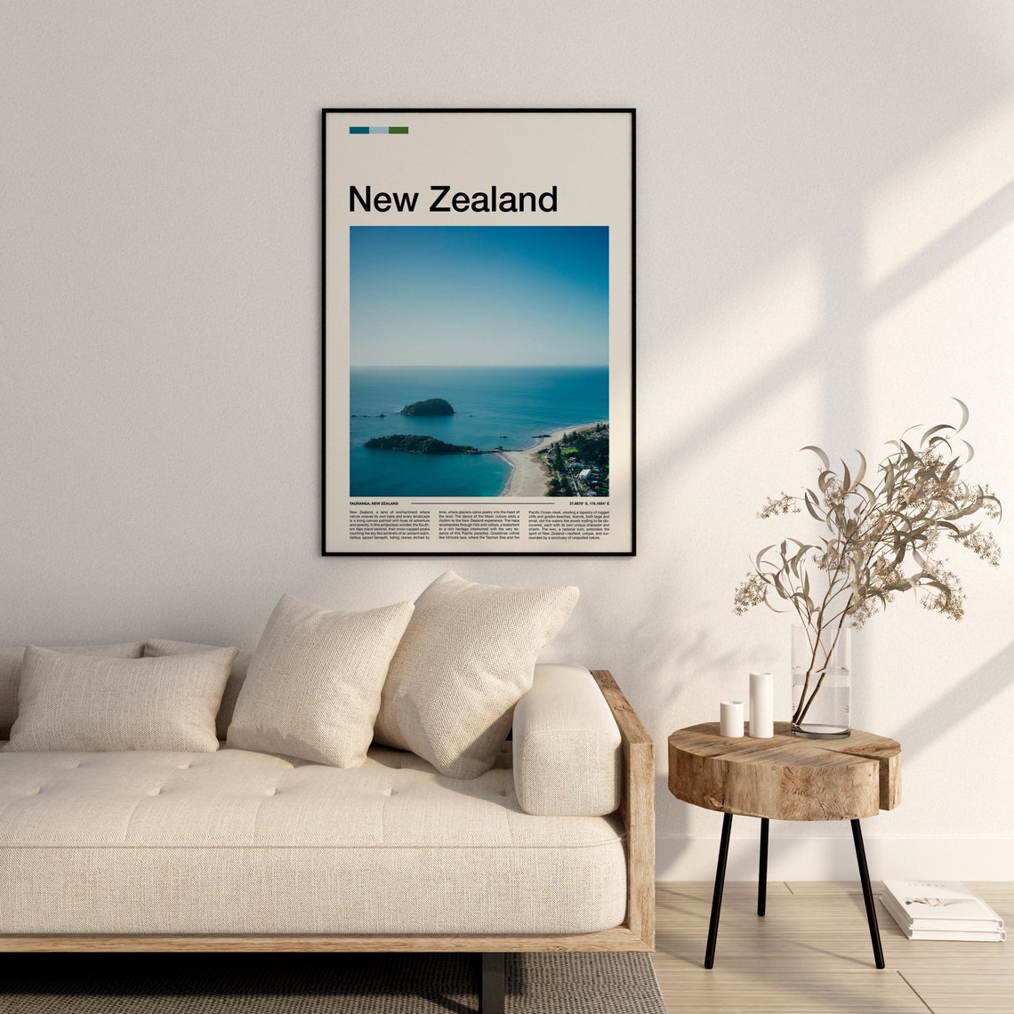 New Zealand Print New Zealand Poster New Zealand Wall Art New Zealand Art Print New Zealand Photo Traveler Gifts Travel Poster - Image 3