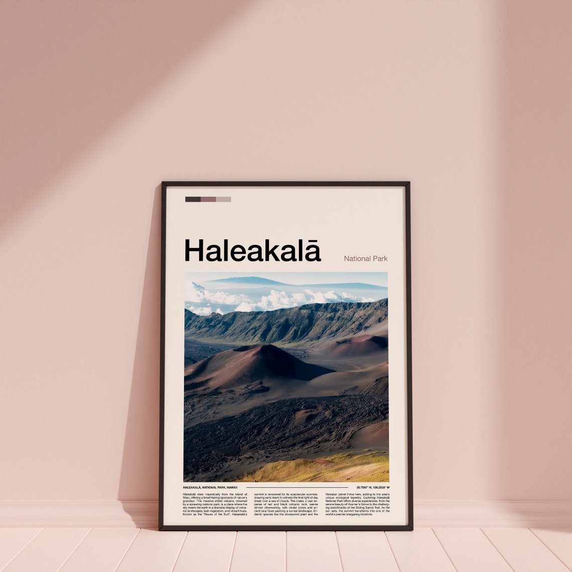 Haleakala Hawaii National Park Volcanic Crater Cones Photo Poster - Image 4
