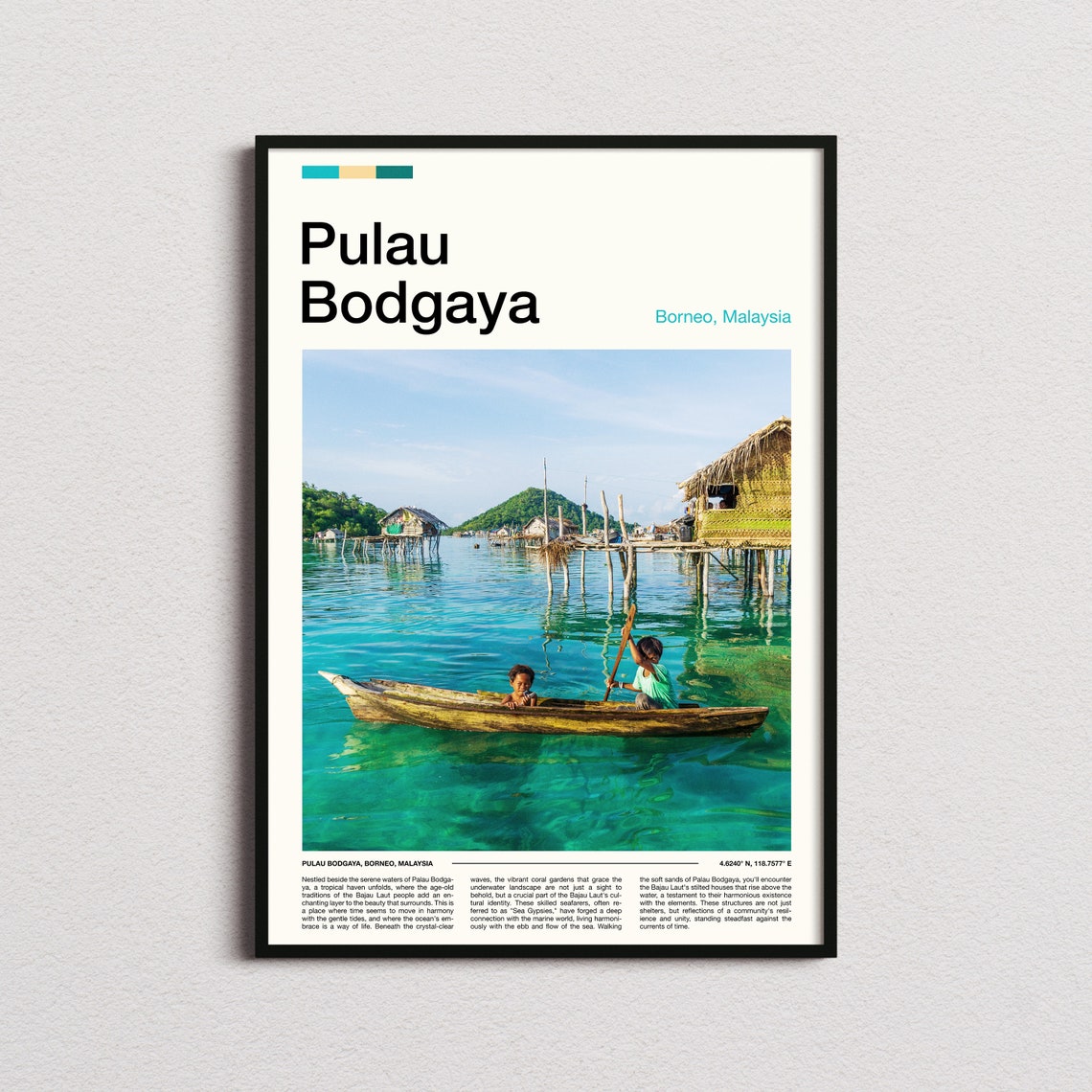 Pulau Bodgaya Print Borneo Poster Pulau Bodgaya Wall Art Pulau Bodgaya Art Print Pulau Bodgaya Photo Pulau Bodgaya Gifts