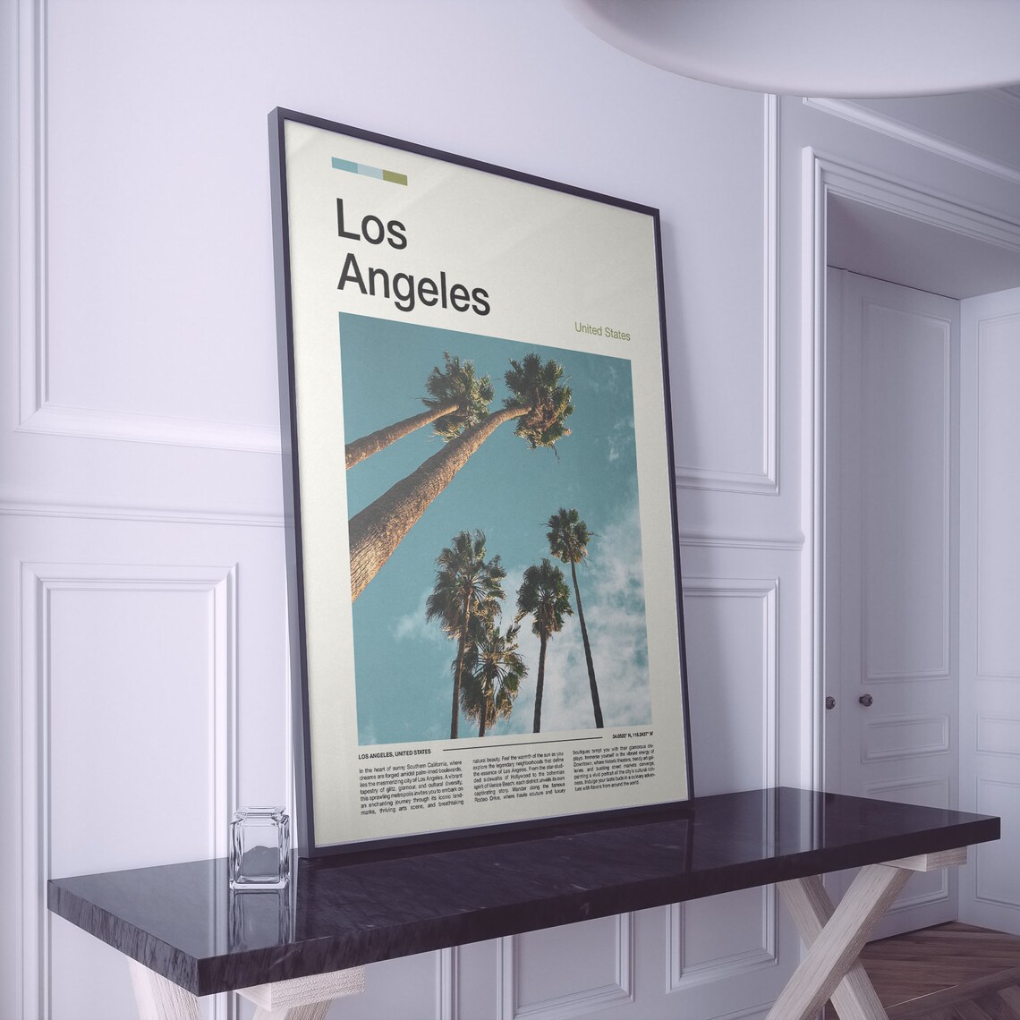Los Angeles Print Los Angeles Poster Los Angeles Wall Art California Art Print Los Angeles Photo - Image 2