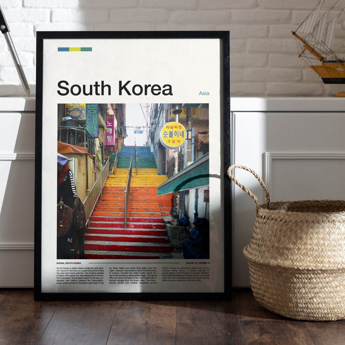 South Korea Print South Korea Poster South Korea Wall Art South Korea Art Print South Korea Photo Travel Poster Traveler Gifts - Image 5