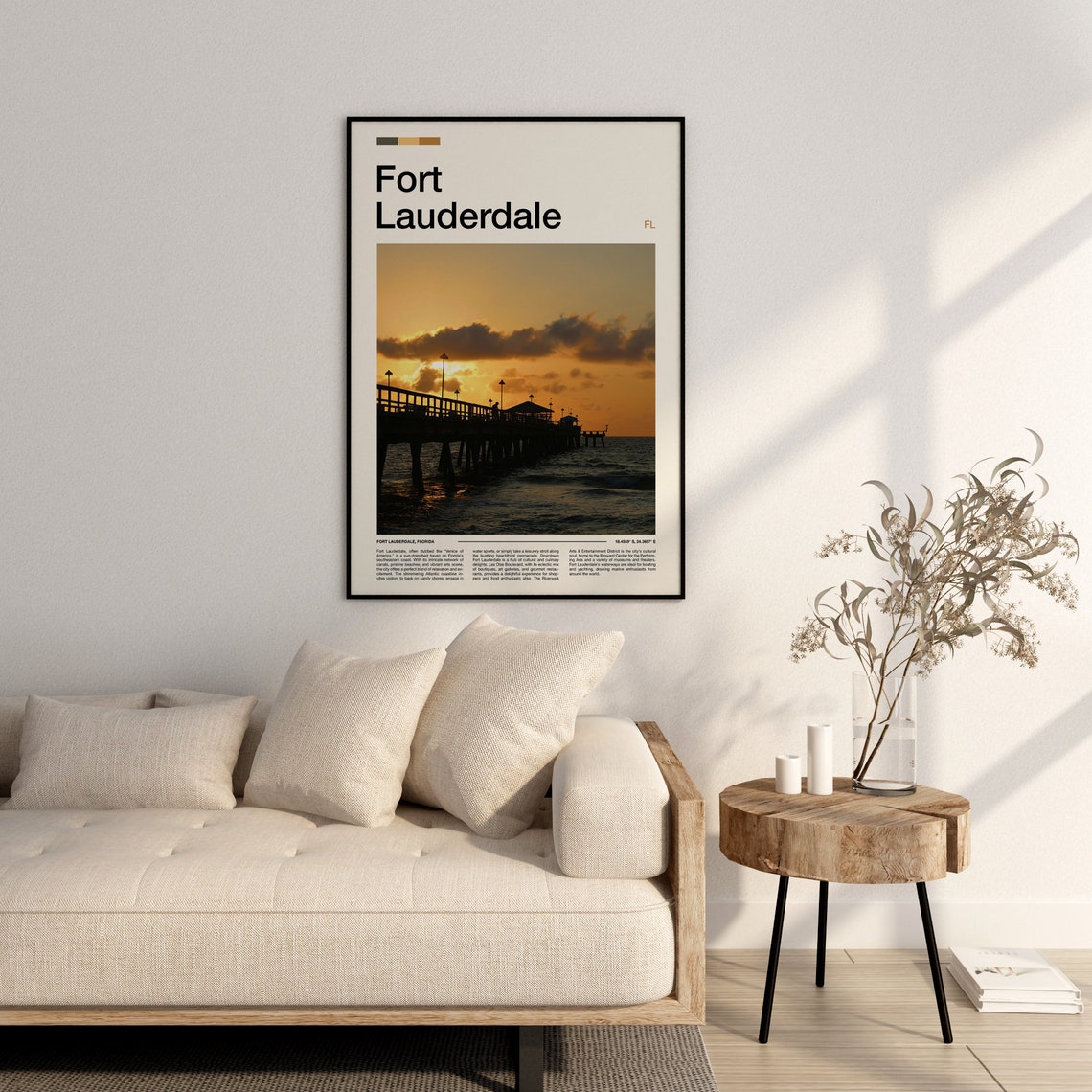 Fort Lauderdale Print Fort Lauderdale Poster Fort Lauderdale Wall Art Fort Lauderdale Art Print Fort Lauderdale Photo Florida Prints - Image 3