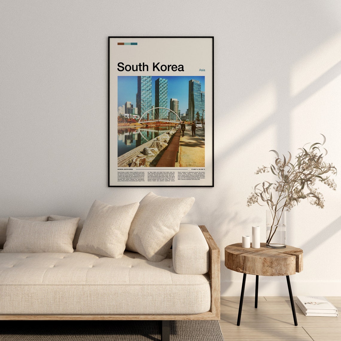 South Korea Print South Korea Poster South Korea Wall Art South Korea Art Print South Korea Photo Travel Poster Traveler Gifts - Image 3