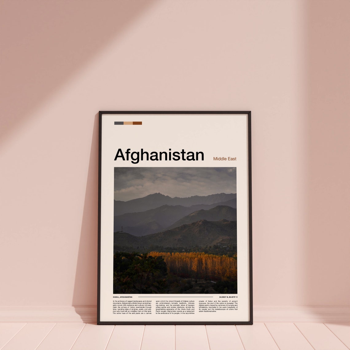 Afghanistan Print Afghanistan Poster Afghanistan Wall Art Afghanistan Art Print Afghanistan Photo Traveler Gifts Travel Poster - Image 4