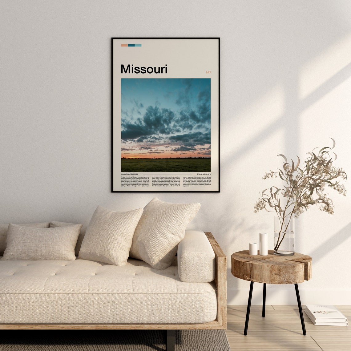 Missouri Print Missouri Poster Missouri Wall Art Missouri Art Print Missouri Photo - Image 3