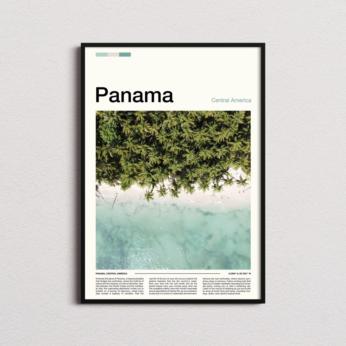 Panama Print Panama Poster Panama Wall Art Panama Art Print Panama Photo