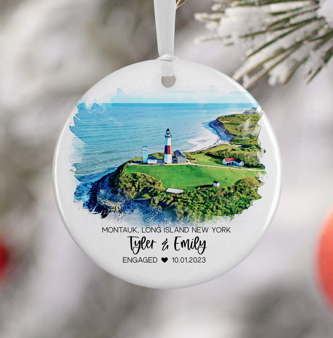 Montauk Lighthouse Travel Souvenir Art Print