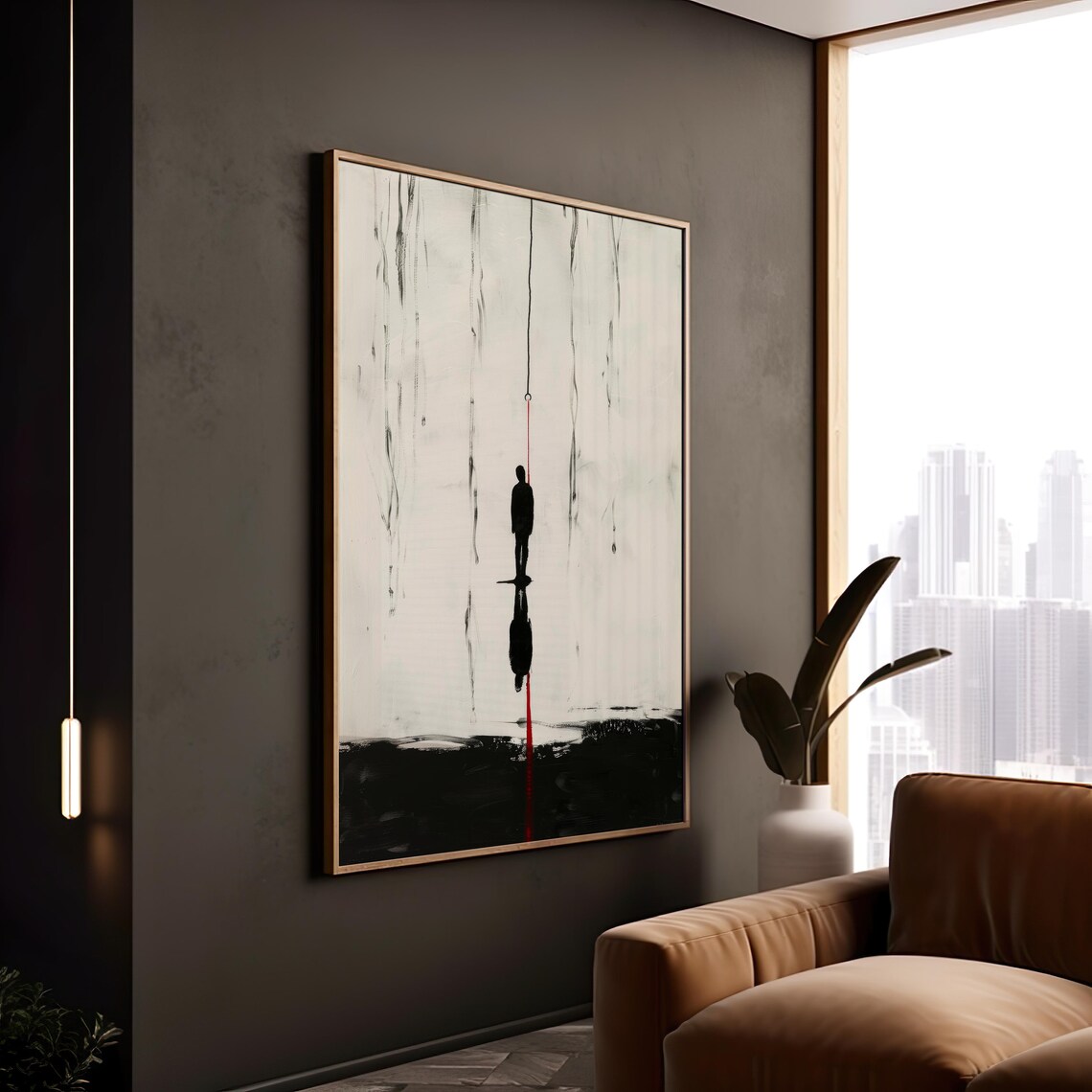 Hanging To The Red Thread Of Fate Travel Poster
