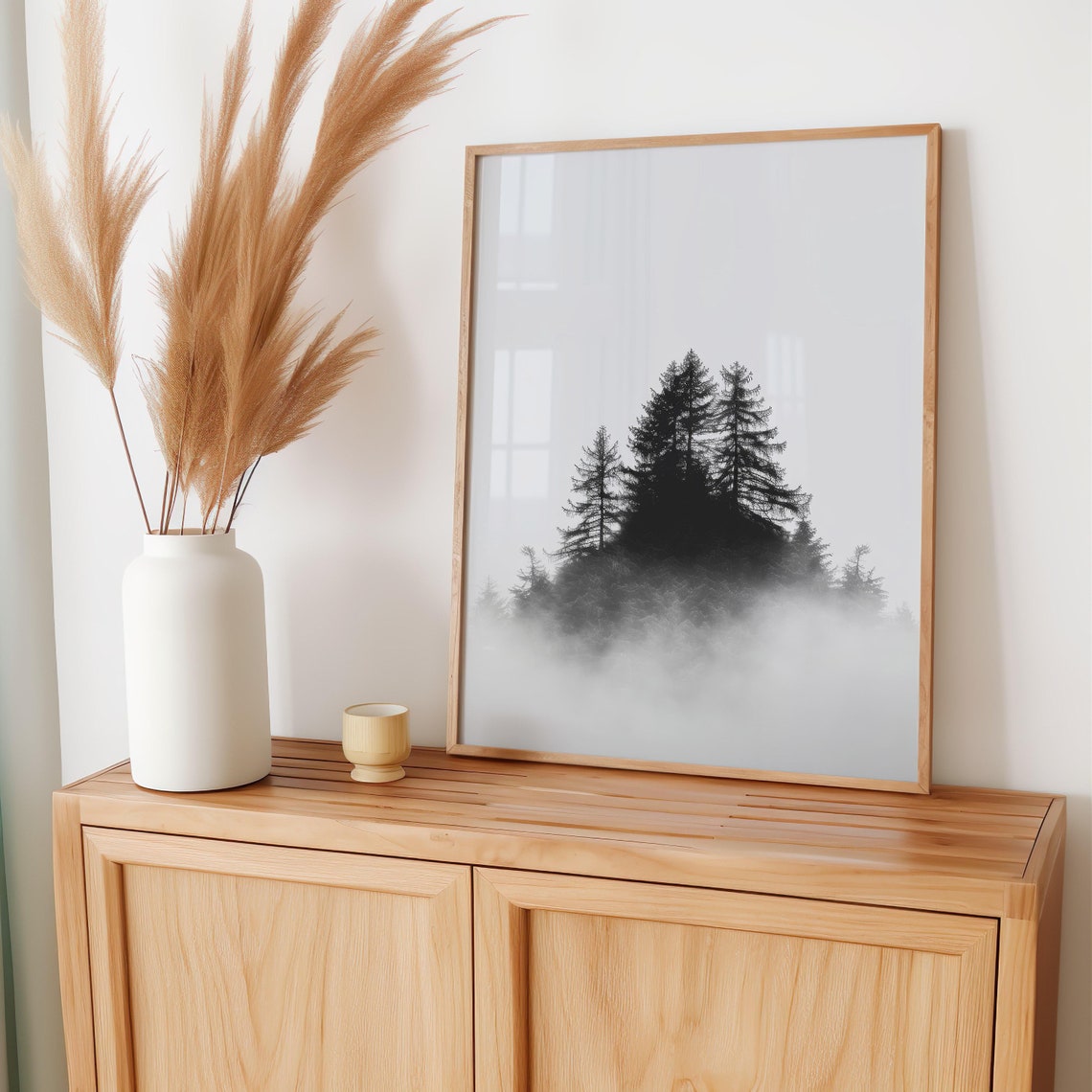 Foggy Mountain Woods - Nature Landscape - Image 2