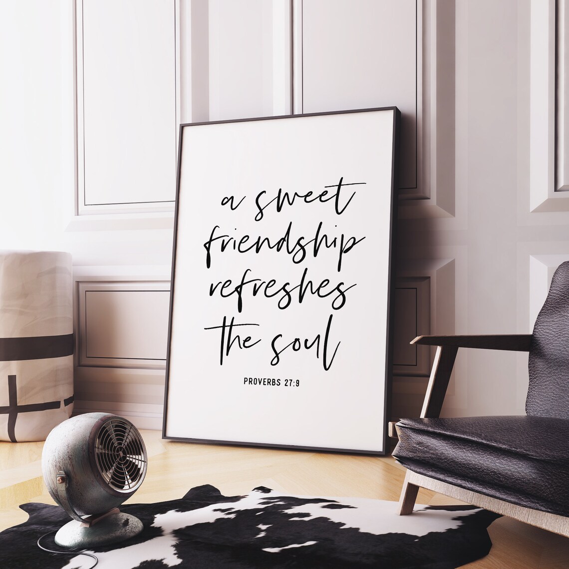 A Sweet Friendship Refreshes the Soul Art Print - Image 3