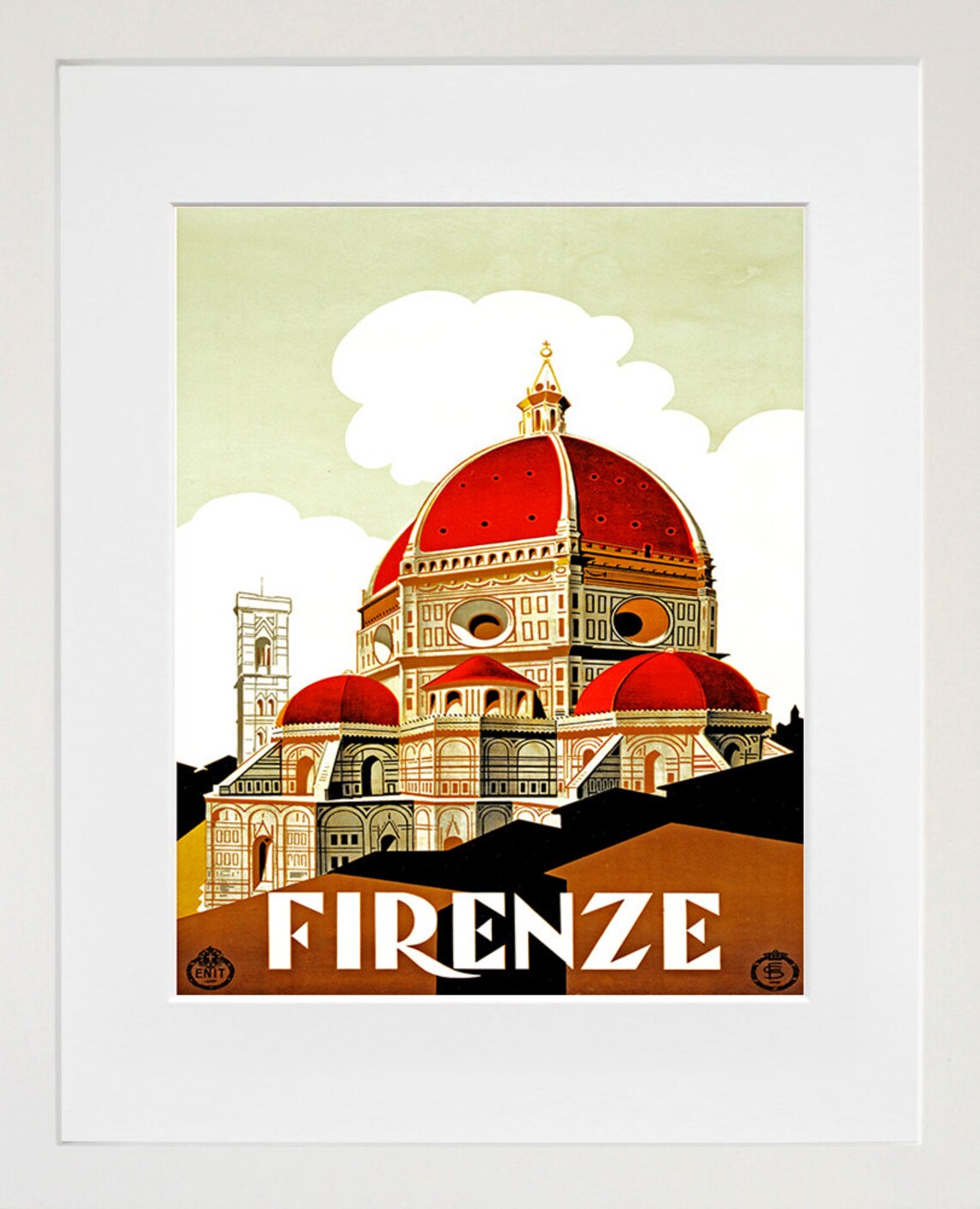 Italy Travel Poster, Florence Tourism Art Print - Image 2