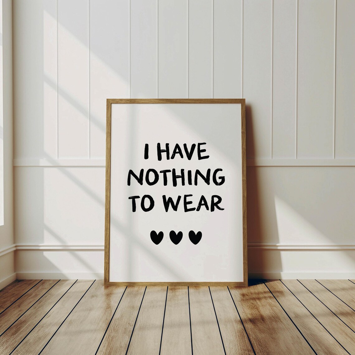 I Have Nothing To Wear Dressing Room Art Print, Funny - Image 3