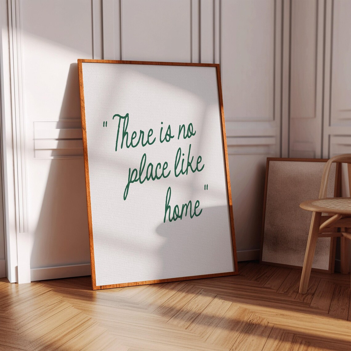 No Place Like Home Family Quote Art Print