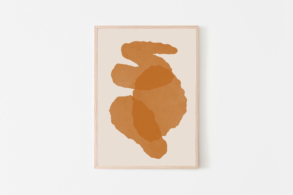 Korean Fried Chicken Modern Art Print, Kitchen Decor