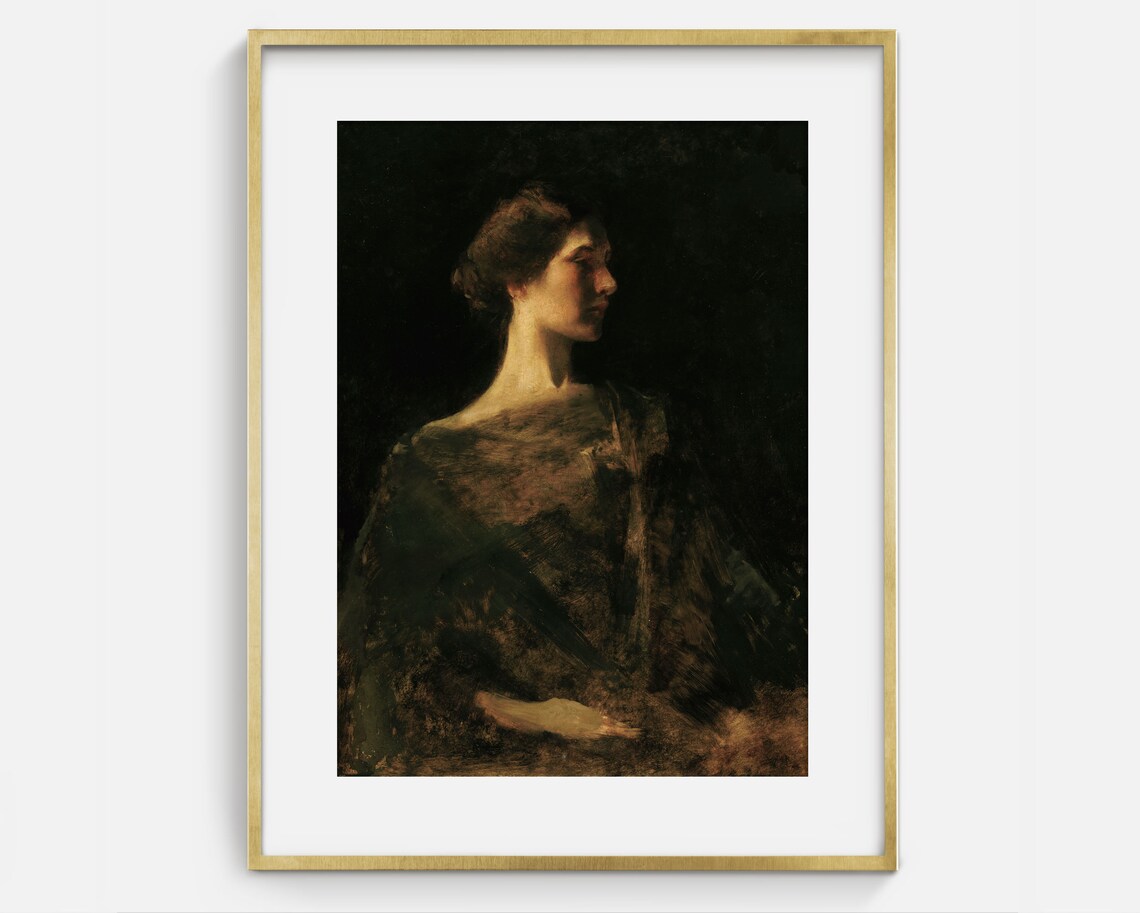 Portrait Of Annette Moody, Vintage Wall Art Print - Image 2