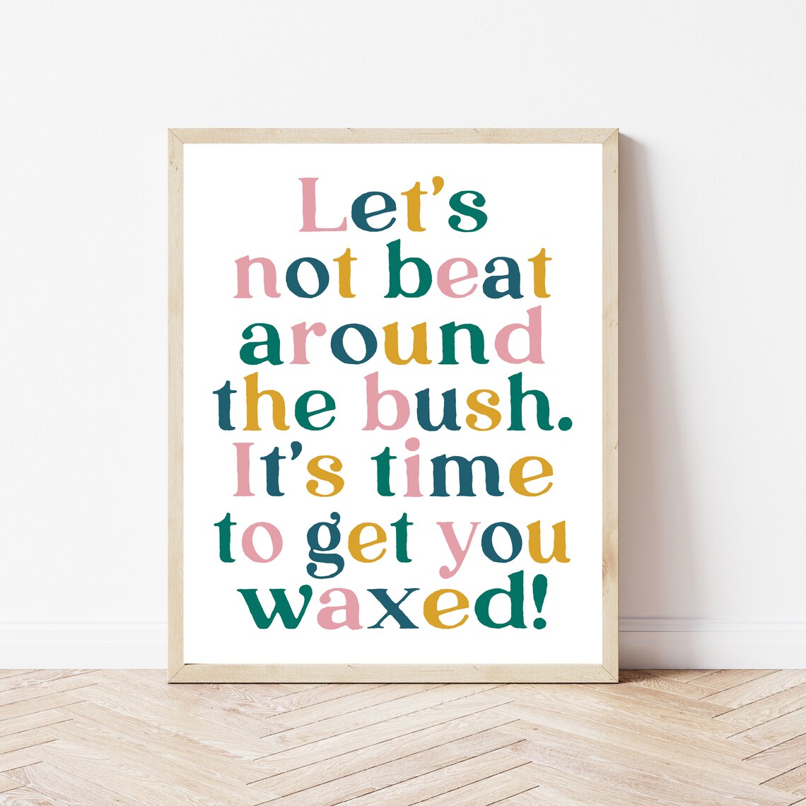 Esthetician Decor Wax Wall Art Print, Skincare Salon