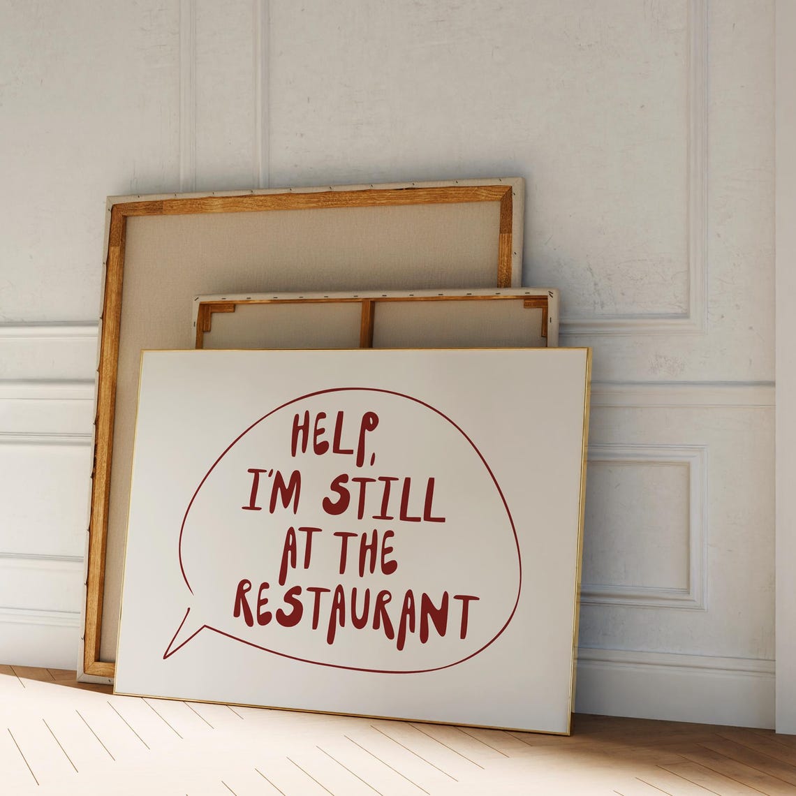 Taylor Swift Help I'm Still At The Restaurant Red Lyric Poster