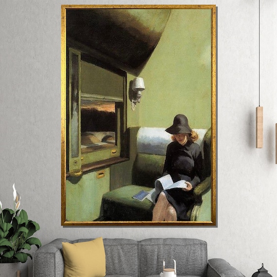 Edward Hopper Compartment C Car 293 Travel Poster