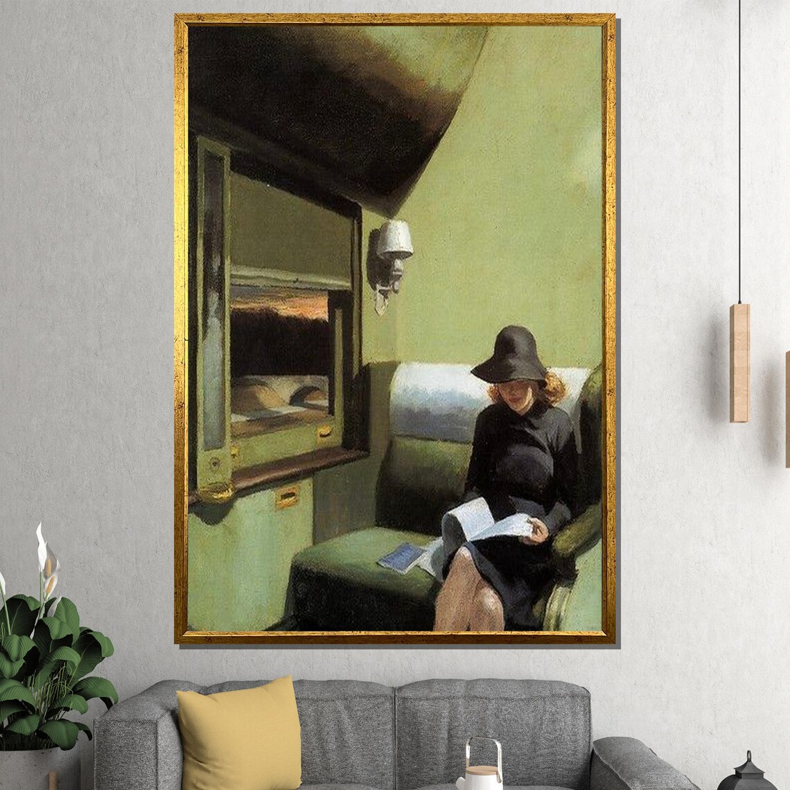 Edward Hopper Compartment C Car 293 Travel Poster