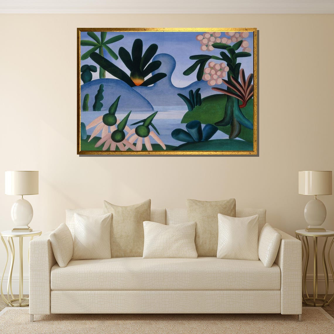 Tarsila Do Amaral The Lake Tropical Foliage Modernist Art Poster - Image 4