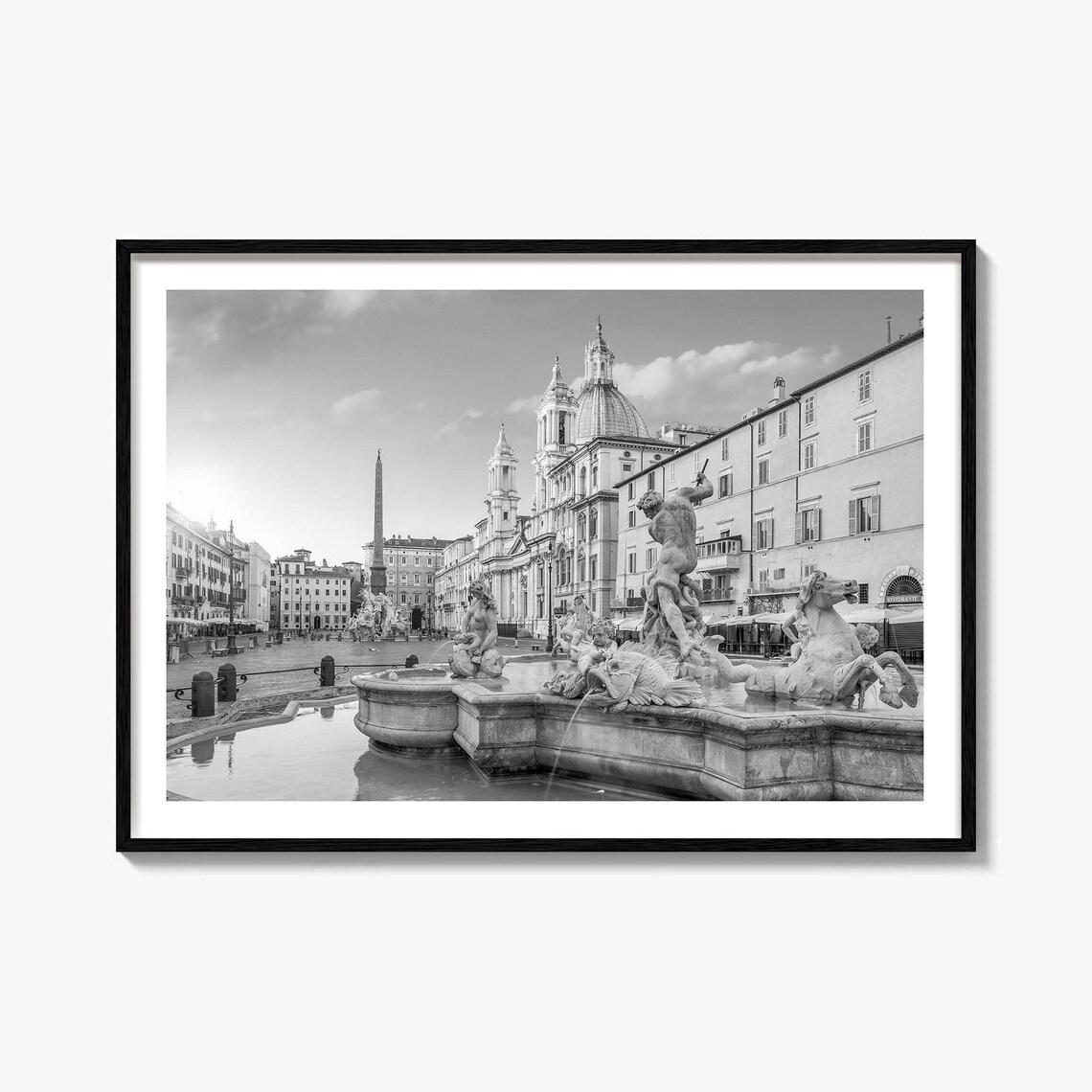 Rome Black and White Travel Poster, No. 2