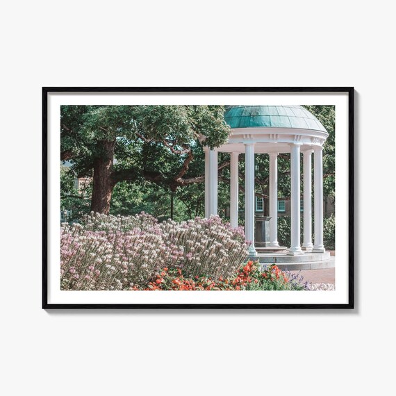 Chapel Hill North Carolina Old Well UNC Campus Garden Poster