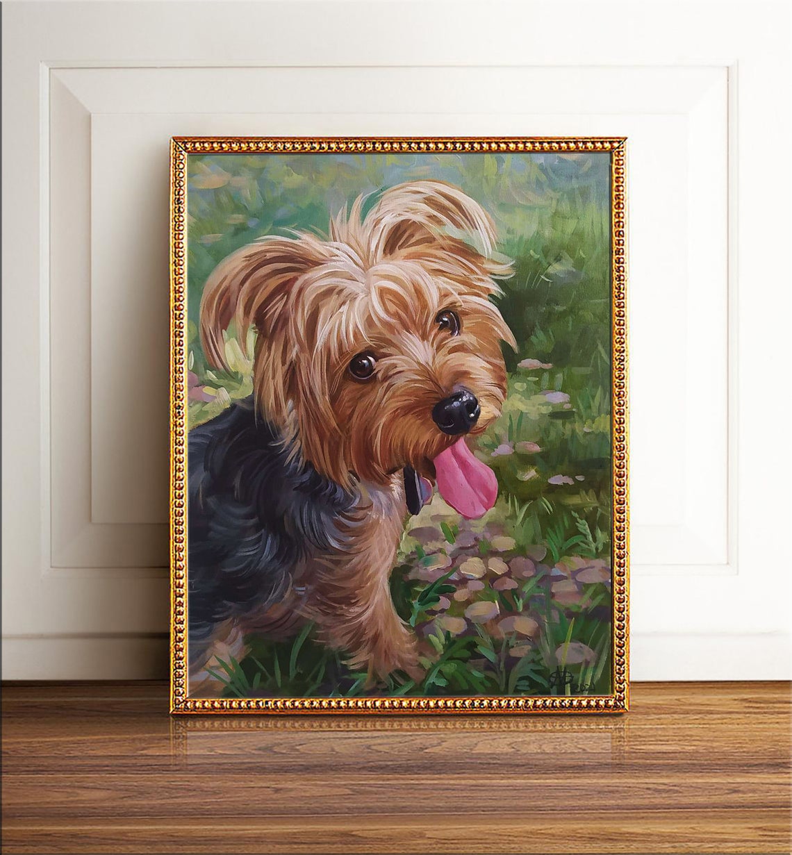 Custom Pet Portraits Painting Dog Portraits Dog Painting Oil Painting On Handmade Pet Portrait Custom Dog Portrait Fathers Day Gift