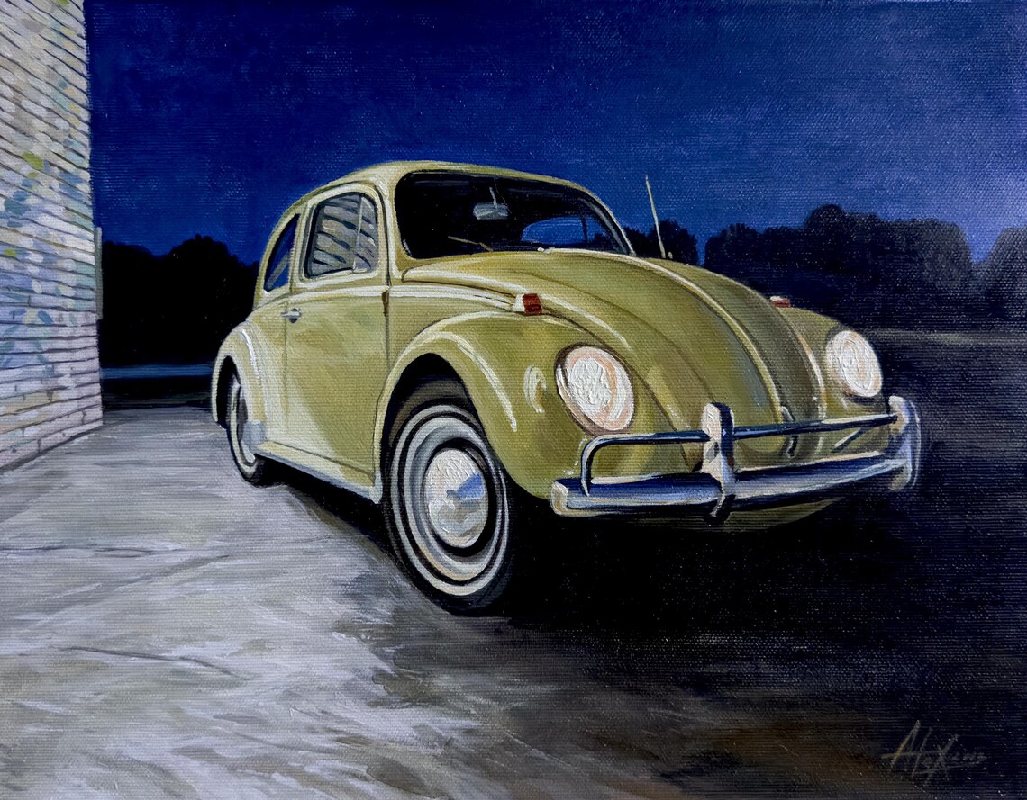Personalized Car Portrait, Custom Vehicle Painting - Image 3