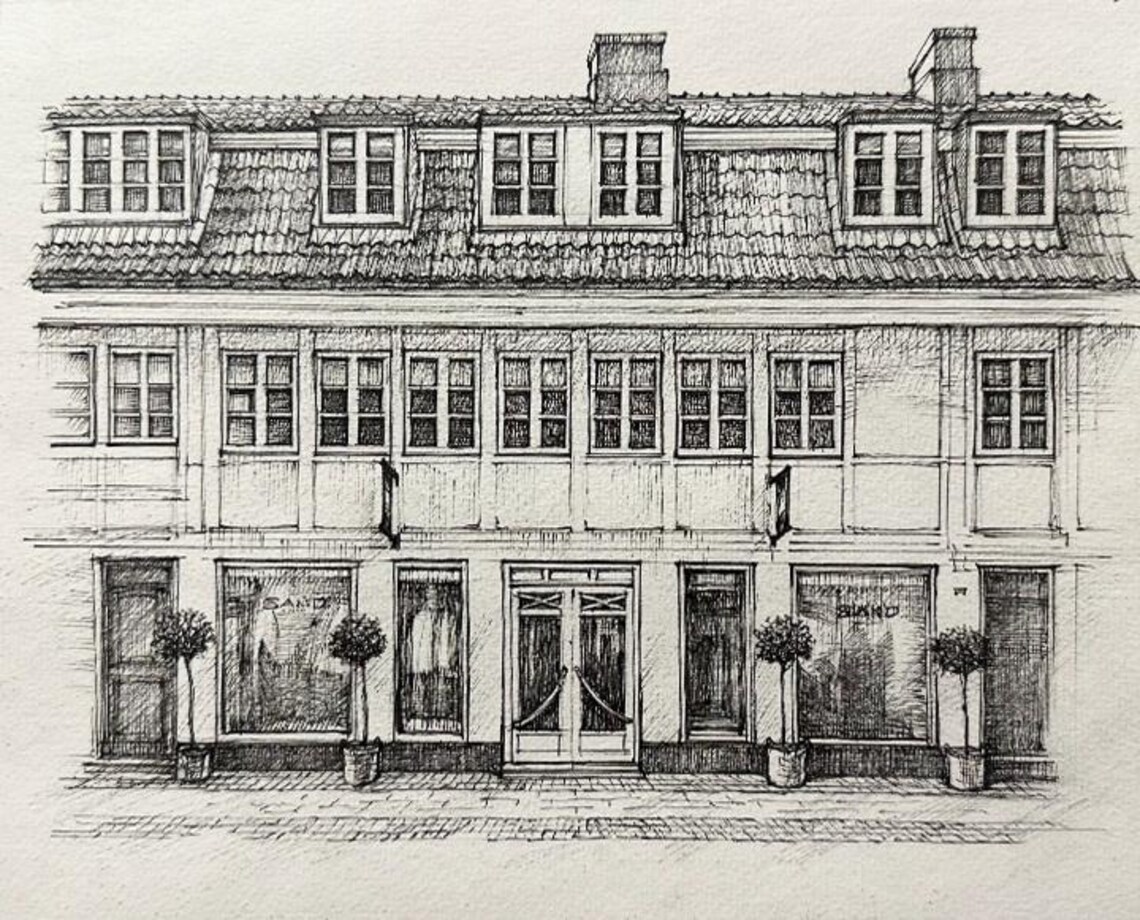 Custom Hand-Sketched House Drawings, Home Art Print - Image 3