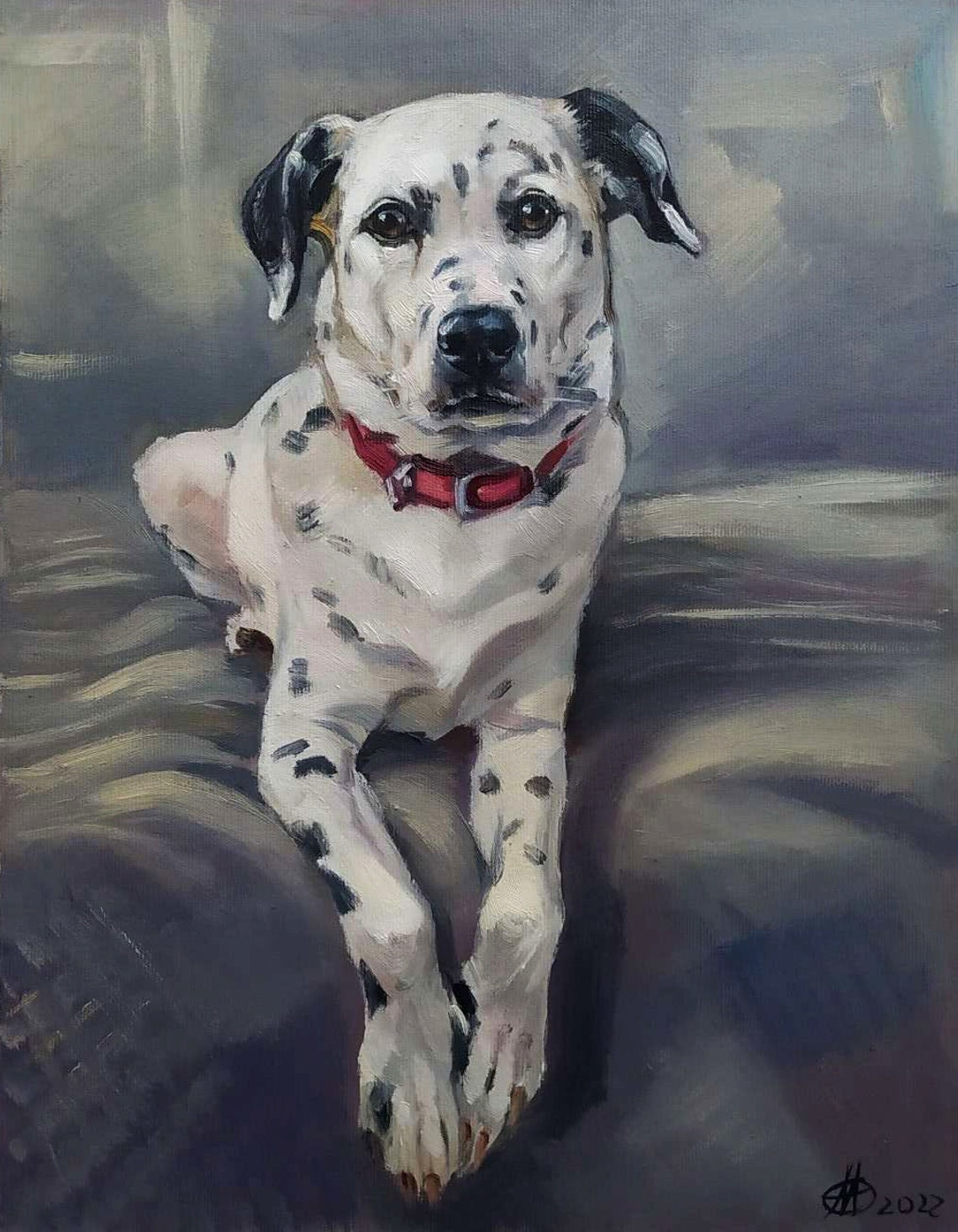 Custom Oil Painting Of Your Beloved Pet Pet Portrait Commission Handmade Pet Portrait Painting Oil On - Image 3