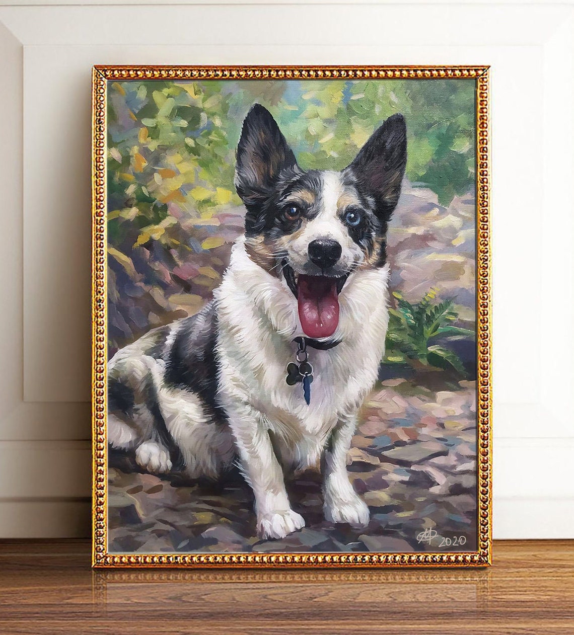 Custom Pet Portraits Painting Dog Portraits Dog Painting Oil Painting On Handmade Pet Portrait Custom Dog Portraitgift For Christmas - Image 3