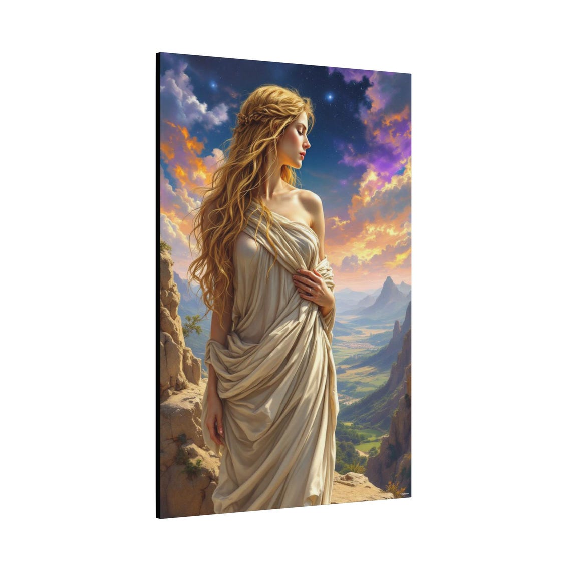 Serene Goddess, Modern Art - Image 2