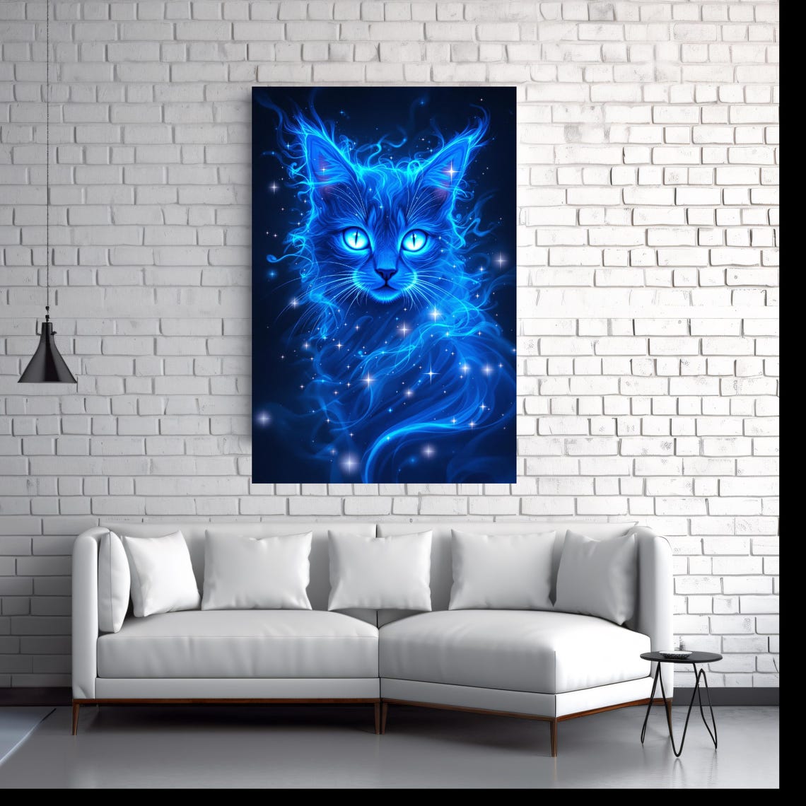 Enchanted Cat - Whimsical Art Print