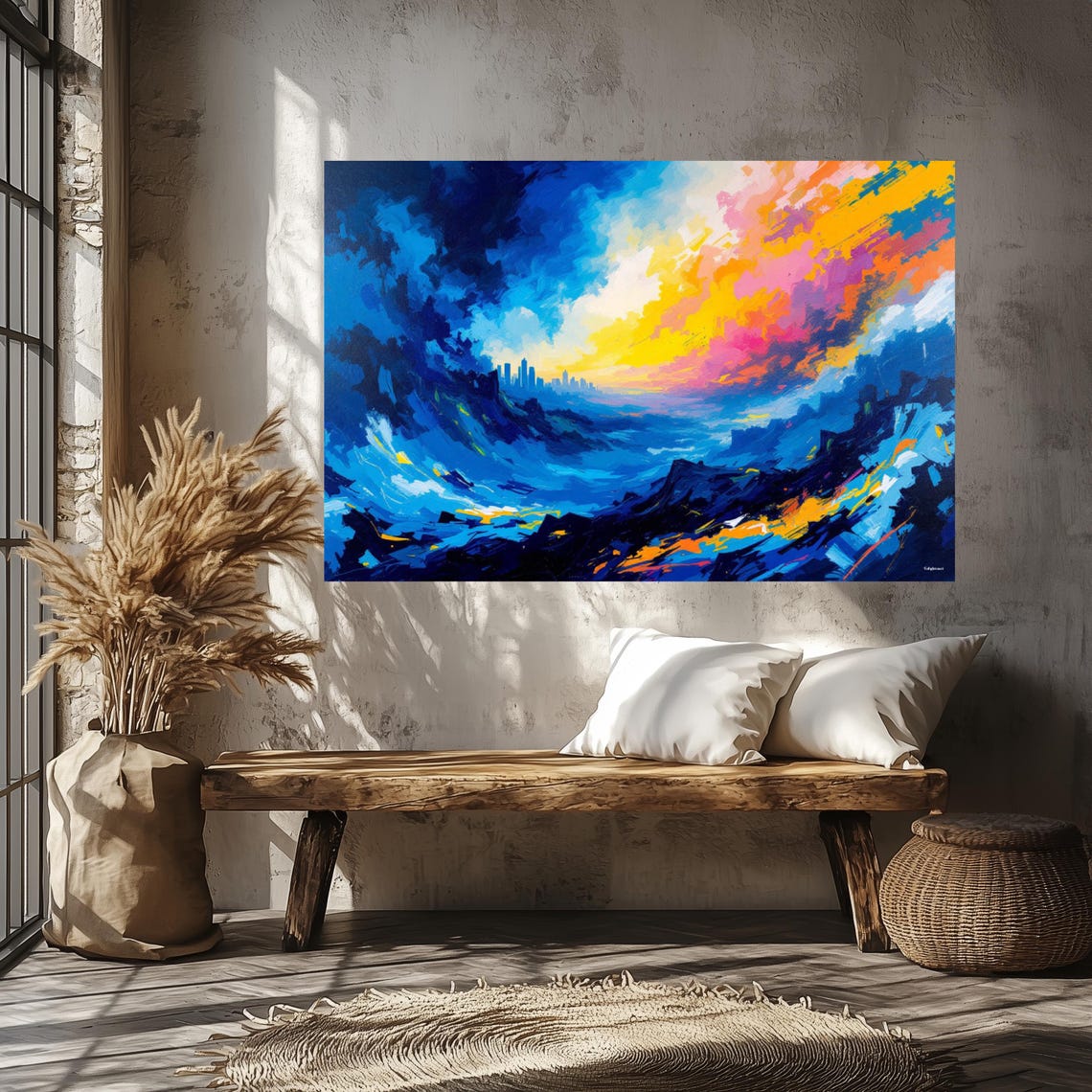 Abstract Seascape - Modern Art Print