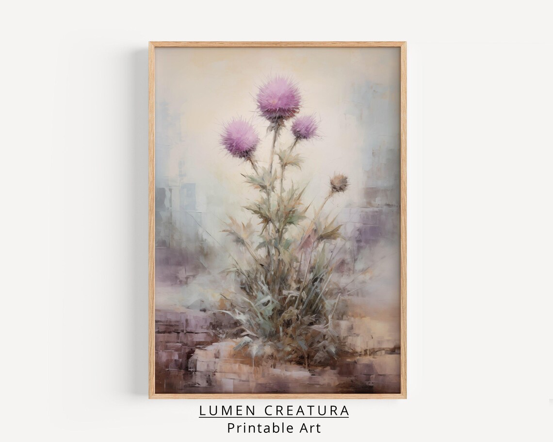 Thistle Art Decor, Farmhouse Vintage French Countryside - Image 4