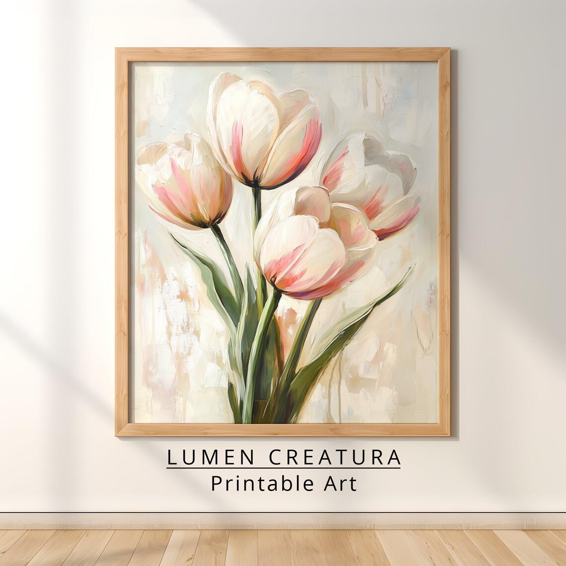 Tulips Flower Vintage Botanical Art Print